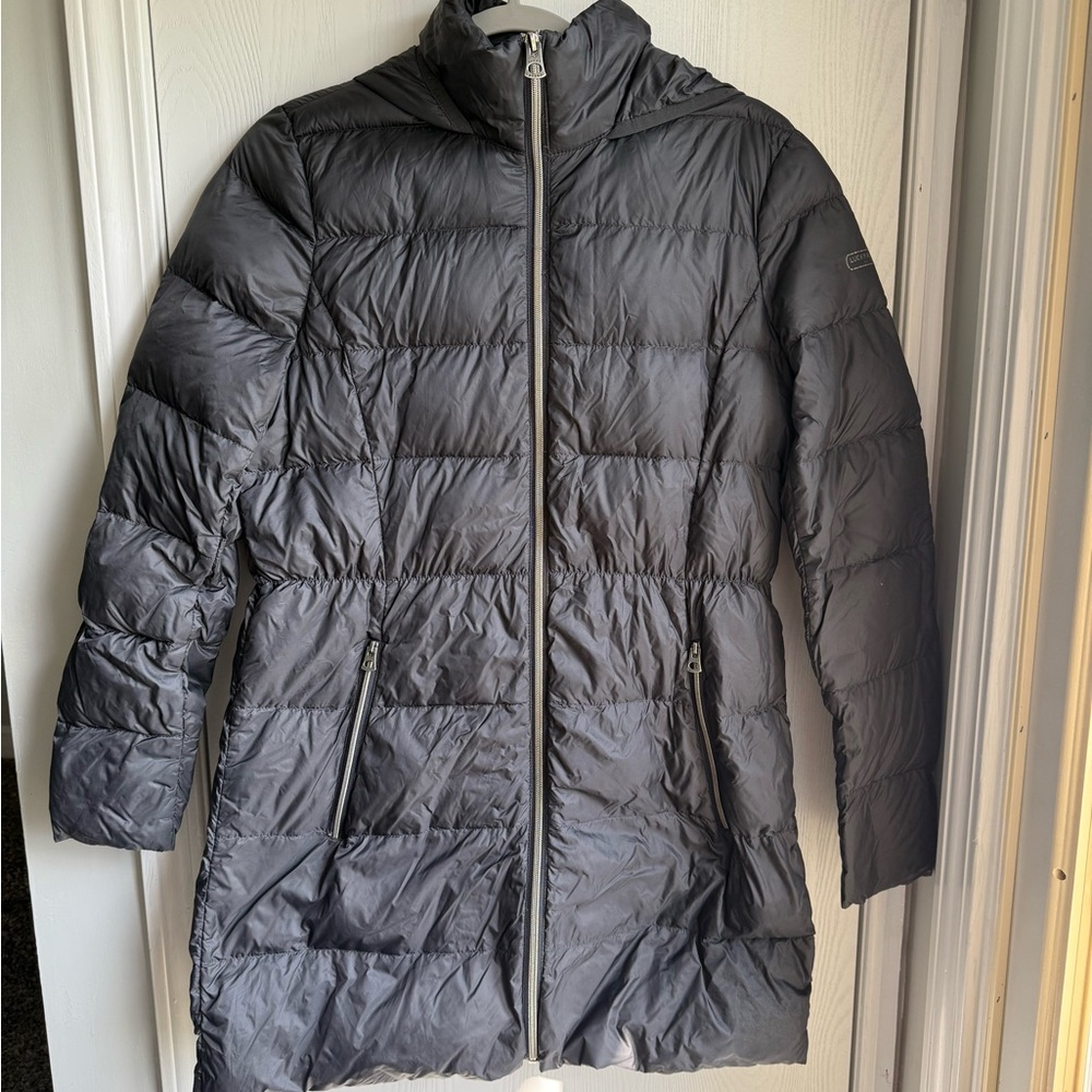 Lucky Brand Charcoal Down Puffer Jacket